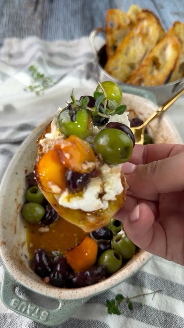 Citrus Baked Olives & Feta